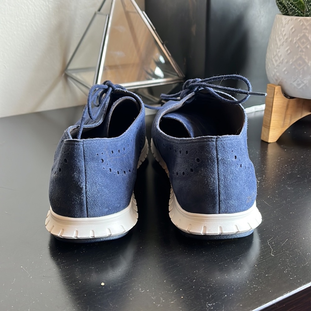 Blue Cole Haan Grand.OS ZEROGRAND oxford style sneakers - Picture 7 of 9